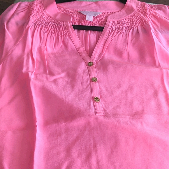 NWOT Lilly Pulitzer Elsa Silk Top - Picture 7 of 7